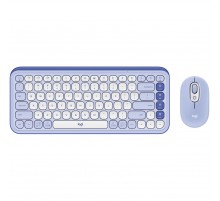 Комплект (клавіатура, миша) бездротовий Logitech Pop Icon Combo Lilac (920-013078)