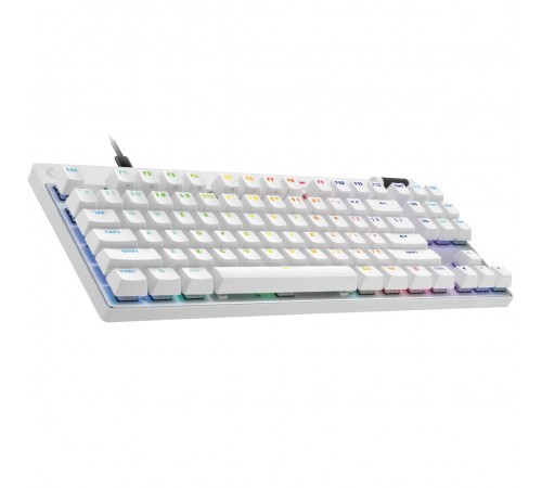 Клавiатура Logitech G PRO X TKL Rapid White (920-013242)