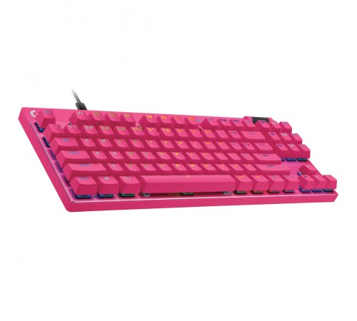 Клавiатура Logitech G PRO X TKL Rapid Magenta (920-013253)