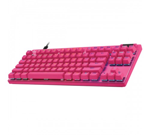 Клавiатура Logitech G PRO X TKL Rapid Magenta (920-013253)
