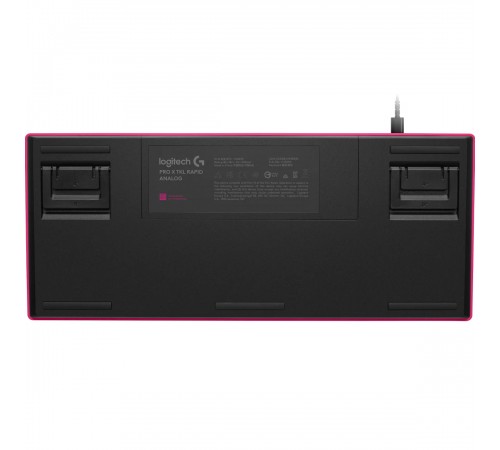 Клавiатура Logitech G PRO X TKL Rapid Magenta (920-013253)