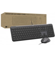 Комплект (клавіатура, миша) Logitech Signature Slim Combo MK620 Graphite (920-013349)