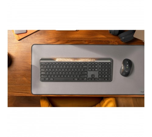 Клавiатура бездротова Logitech Slim Solar+ Graphite (920-013764)