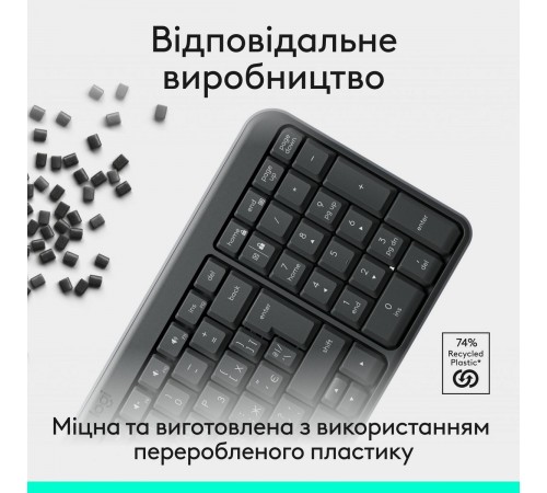 Клавiатура бездротова Logitech K250 Graphite (920-013822) Клавiатура бездротова Logitech K250 Graphite (920-013822)