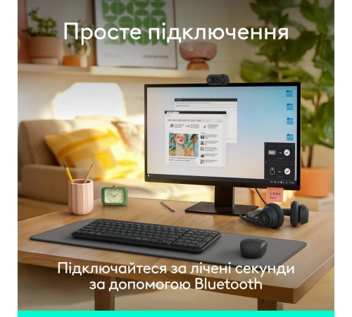 Клавiатура бездротова Logitech K250 Graphite (920-013822) Клавiатура бездротова Logitech K250 Graphite (920-013822)