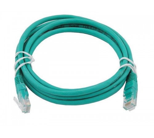 Патч-корд UTP Atcom RJ45, Cat.6, мідь, 1 м, зелений Патч-корд UTP Atcom RJ45, Cat.6, мідь, 1 м, зелений