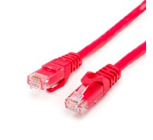 Патч-корд UTP Atcom RJ45, Cat.6, мідь, 0.5 м, червоний