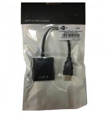Адаптер Atcom HDMI - VGA (M/F),  0.1 м, Black (9220)