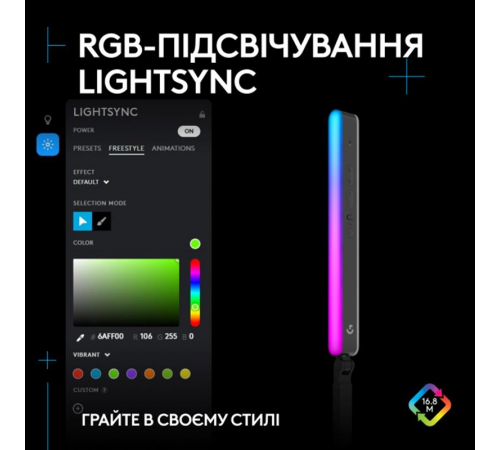 Лампа блогера Logitech Litra Beam LX Graphite (946-000015)