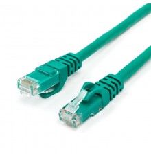 Патч-корд UTP Atcom RJ45, Cat.6, мідь, 0.5 м, зелений