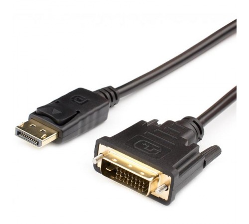 Кабель Atcom DisplayPort - DVI (M/M), 1.8 м, чорний (9504) Кабель Atcom DisplayPort - DVI (M/M), 1.8 м, чорний (9504)