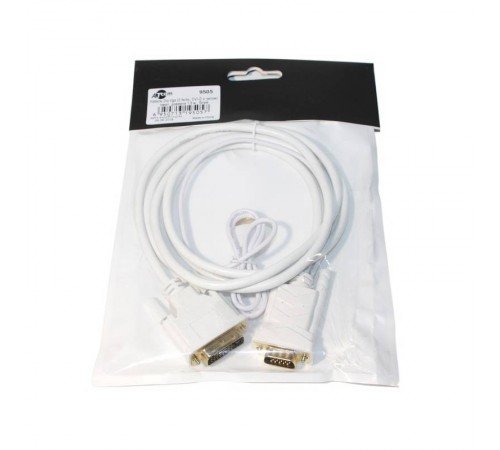 Кабель Atcom (9505) DVI-D - VGA, 1.8м, білий Кабель Atcom (9505) DVI-D - VGA, 1.8м, білий