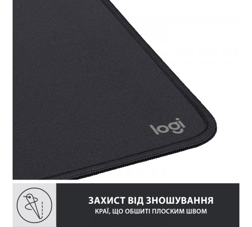 Ігрова поверхня Logitech Mouse Pad Studio Graphite (956-000049) Ігрова поверхня Logitech Mouse Pad Studio Graphite (956-000049)