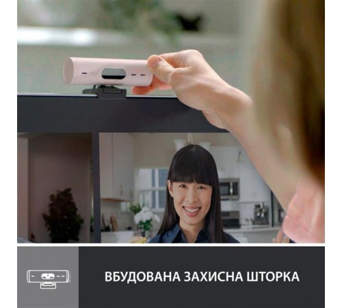 Веб-камера Logitech Brio 500 Rose (960-001421)