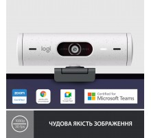 Веб-камера Logitech Brio 500 White (960-001428)