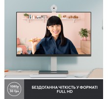 Веб-камера Logitech Brio 300 White (960-001442)