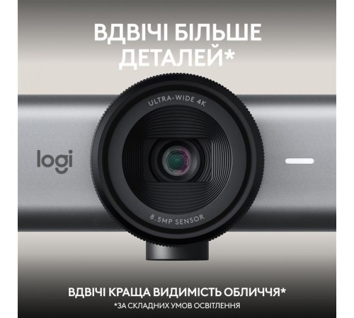 Веб-камера Logitech MX Brio 705 Graphite (960-001530)