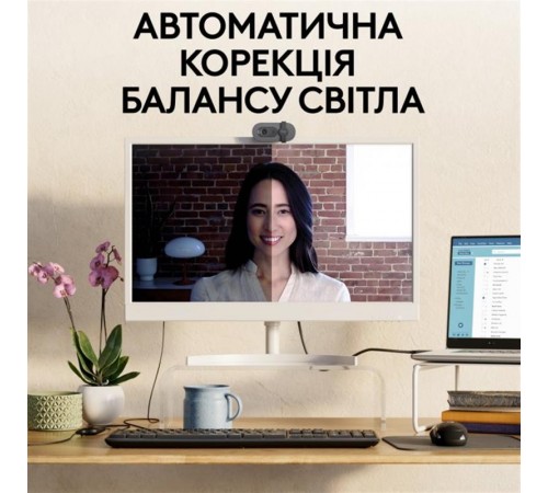 Веб-камера Logitech Brio 100 Graphite (960-001585)