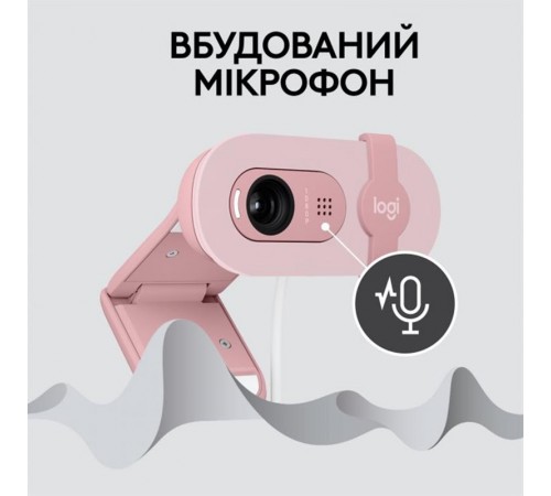 Веб-камера Logitech Brio 100 Rose (960-001623)