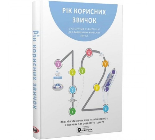 Рік корисних звичок. Повний курс знань, щоб набути звичок, важливих для добробуту і щастя. Збірник самарі + Аудіокнижка