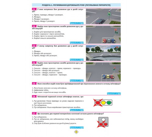 Тести з ПДР. Офіційні екзаменаційні запитання для складання іспитів за всіма категоріями