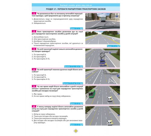 Тести з ПДР. Офіційні екзаменаційні запитання для складання іспитів за всіма категоріями