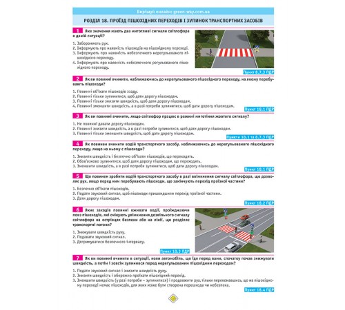 Тести з ПДР. Офіційні екзаменаційні запитання для складання іспитів за всіма категоріями