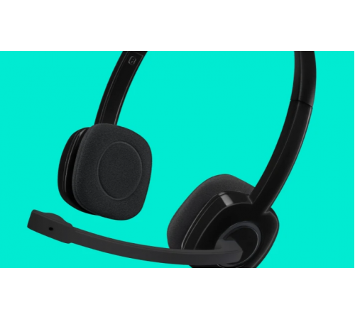 Гарнiтура Logitech H151 Stereo Black (981-000589)