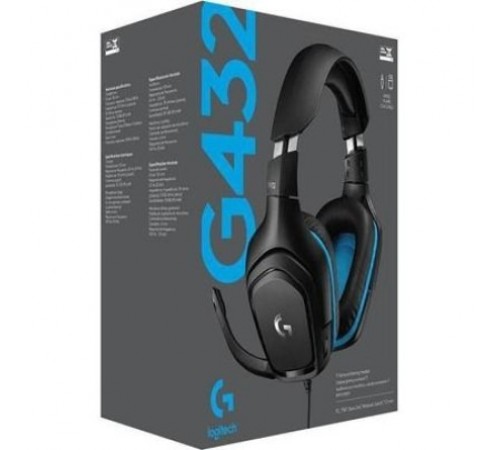 Гарнітура Logitech G432 Black (981-000770)