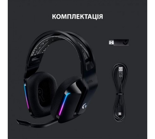 Гарнітура Logitech G733 Black (981-000864)