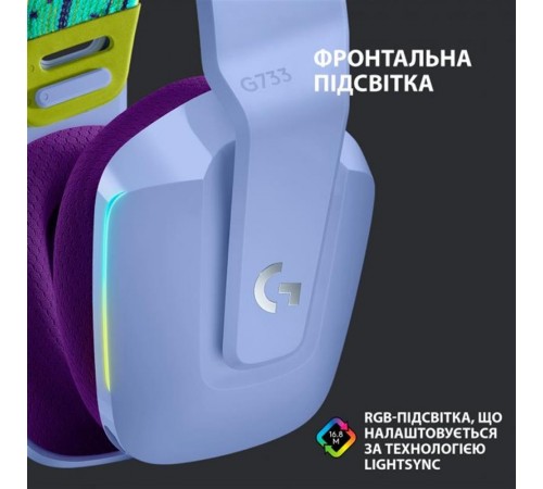 Гарнітура Logitech G733 Lilac (981-000890)