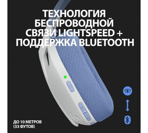 Bluetooth-гарнітура Logitech G435 Wireless White (981-001074)