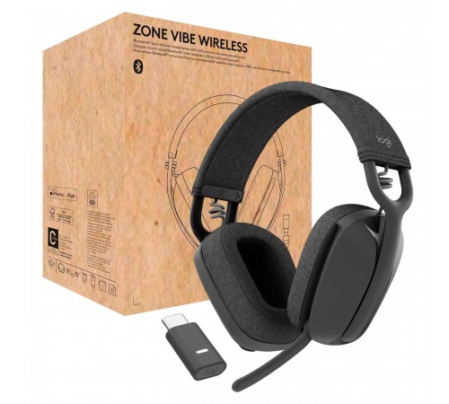 Bluetooth-гарнітура Logitech Zone Vibe Wireless MS Graphite (981-001157)