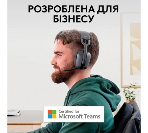 Bluetooth-гарнітура Logitech Zone Vibe Wireless MS Graphite (981-001157)
