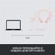 Гарнітура Logitech H390 USB Rose (981-001281)