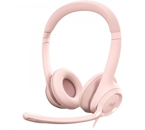 Гарнітура Logitech H390 USB Rose (981-001281)