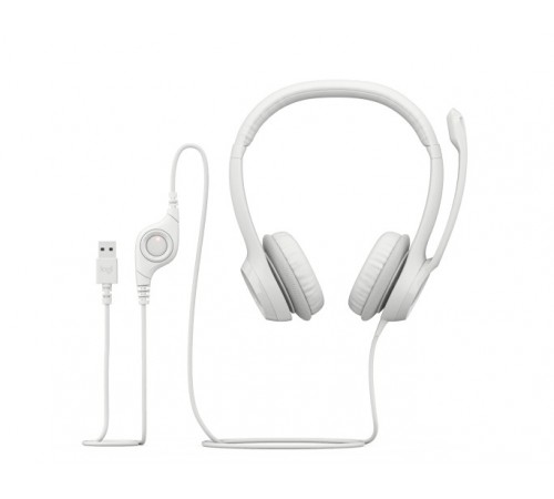 Гарнітура Logitech H390 USB White (981-001286)