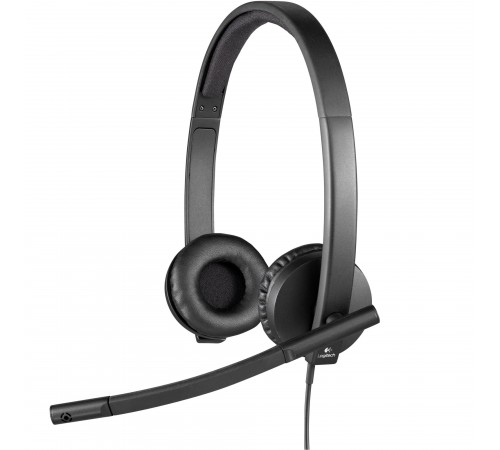 Гарнітура Logitech H570e Teams Stereo USB-A (981-001430)