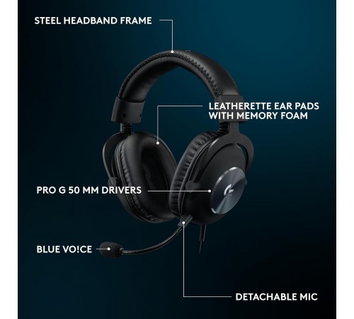 Гарнитура Logitech G Pro X SE Black (981-001470)