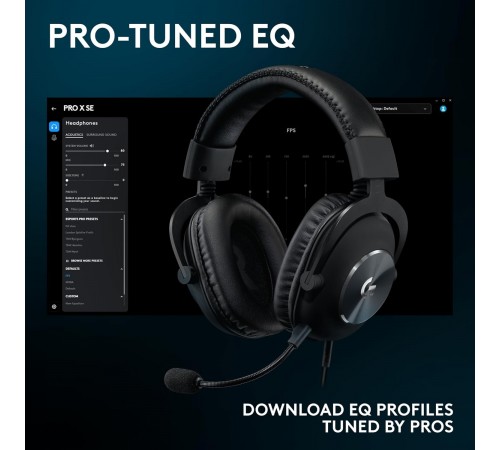 Гарнитура Logitech G Pro X SE Black (981-001470)