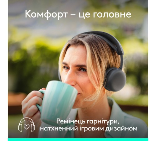Bluetooth-гарнітура Logitech Zone Wireless 2 ES Graphite (981-001503)