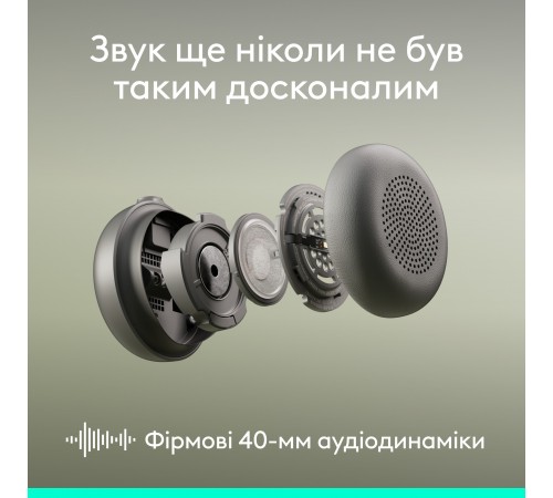 Bluetooth-гарнітура Logitech Zone Wireless 2 ES Off-White (981-001508)