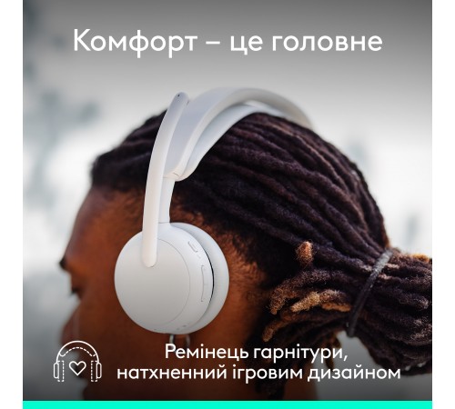 Bluetooth-гарнітура Logitech Zone Wireless 2 ES Off-White (981-001508)