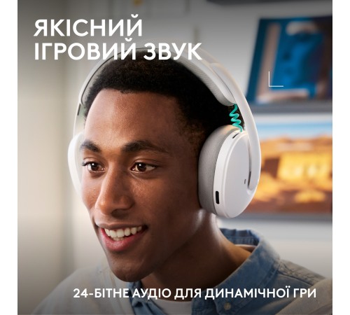 Гарнітура Logitech G325 Lightspeed White (981-001531)