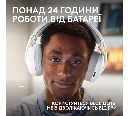 Гарнітура Logitech G325 Lightspeed White (981-001531)