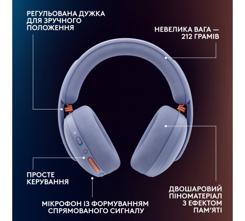 Гарнітура Logitech G325 Lightspeed Lilac (981-001538)