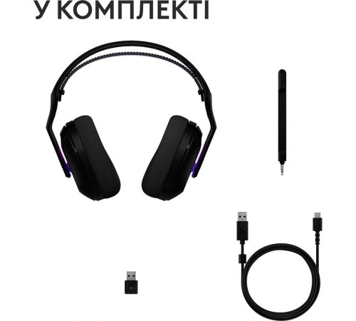 Гарнитура Logitech G522 LightSpeed Wireless Gaming Headset Black (981-001544)