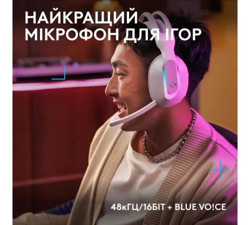 Гарнитура Logitech G522 LightSpeed Wireless Gaming Headset White (981-001550)