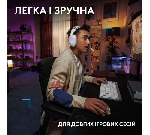 Гарнитура Logitech G522 LightSpeed Wireless Gaming Headset White (981-001550)