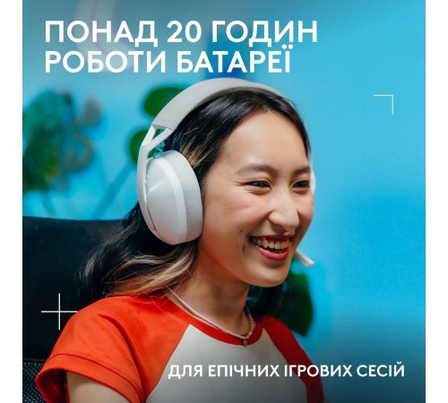 Гарнітура Logitech G321 Lightspeed White (981-001569)